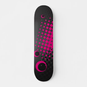 Colorful Circles Skateboard (black)