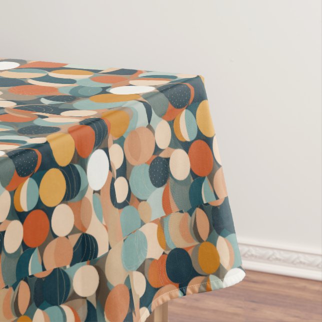 Colorful Circles Tablecloth (In Situ)