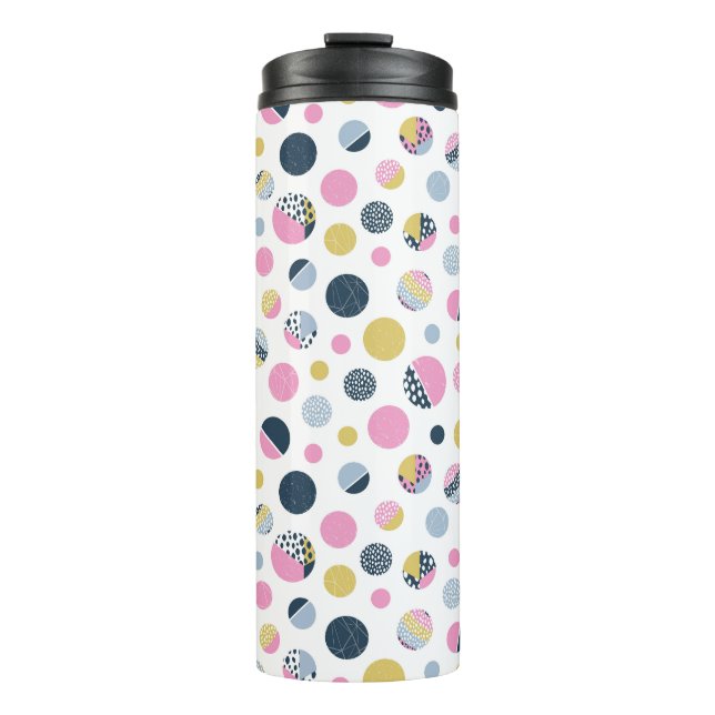 Colorful Circles  Thermal Tumbler (Front)