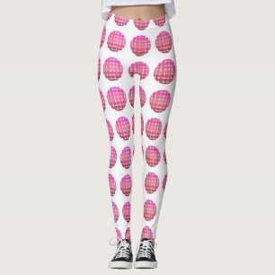 Colorful circular geometric shape Leggings