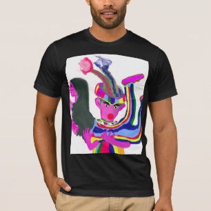 Colorful Circus Clown and Beautiful Performer T-Shirt
