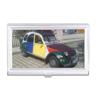 Colorful Citroen 2 CV Business Card Case