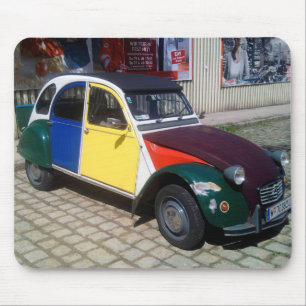 Colorful Citroen 2 CV Mouse Pad
