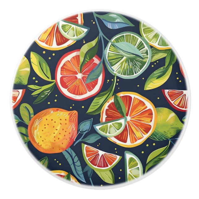 Colorful citrus ceramic knobs (Front)
