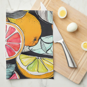 Colorful Citrus  Kitchen Towel