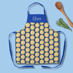 Colorful citrus lemon Fruit patten Apron