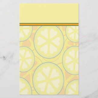 Colorful Citrus Stationery with Letterhead