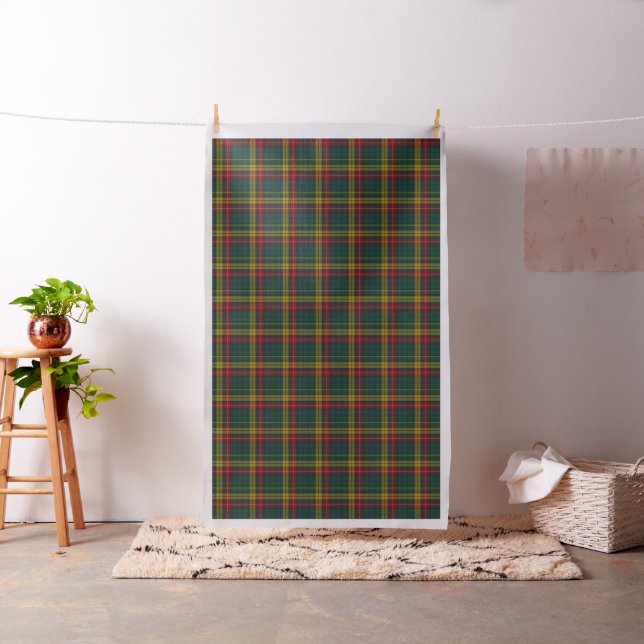 Colorful Clan Buchanan Tartan Plaid Fabric (In Situ)
