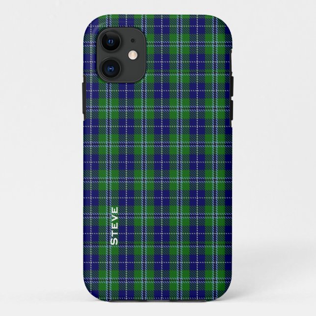 Colorful Clan Douglas Tartan Plaid Case-Mate iPhone Case (Back)
