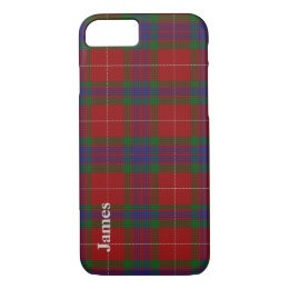 Colorful Clan Fraser Tartan Plaid iPhone 7 case
