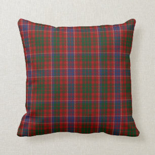 Colorful Clan MacRae Tartan Plaid Pillow