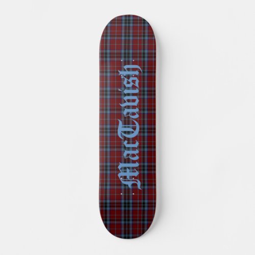 Colorful Clan MacTavish Custom Skateboard