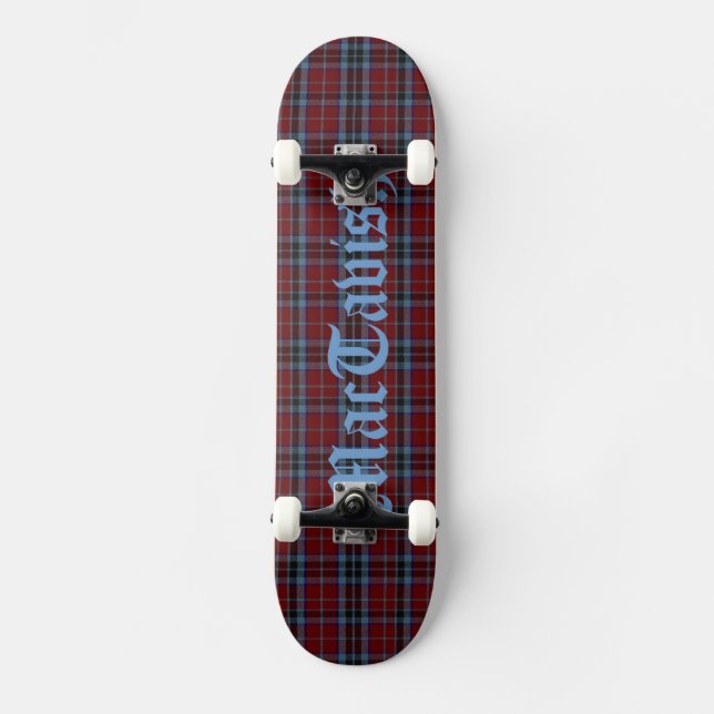 Colorful Clan MacTavish Custom Skateboard (Front)
