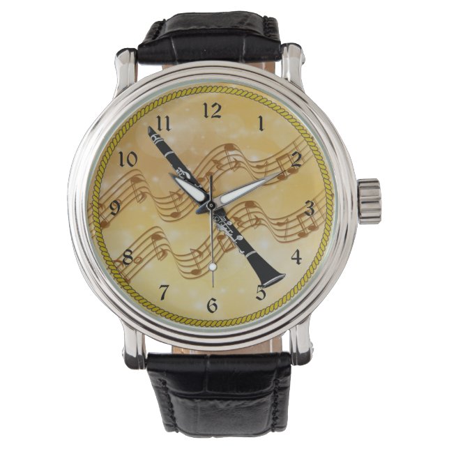 Colorful Clarinet Design Watch (Front)