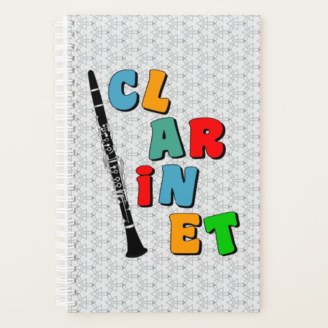 Colorful Clarinet Planner (Front)