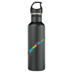 Colorful Clarinet Retro Music Lover Clarinetist3 Stainless Steel Water Bottle
