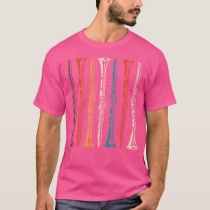 Colorful Clarinetist Music Orchestra Clarinet T-Shirt