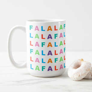Colorful Classic FA LA LA LA Season Coffee Mug