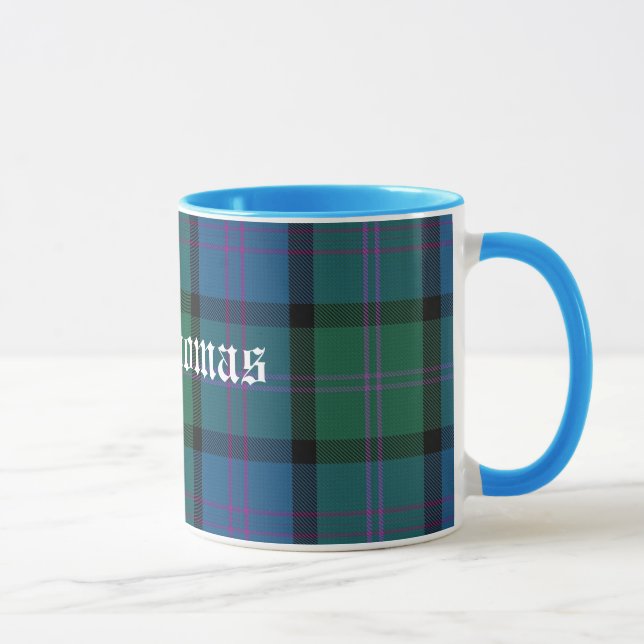 Colorful Classic MacThomas Tartan Plaid Mug (Right)