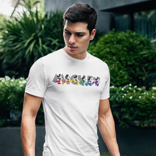 Colorful Classic Mickey Poses T_Shirt