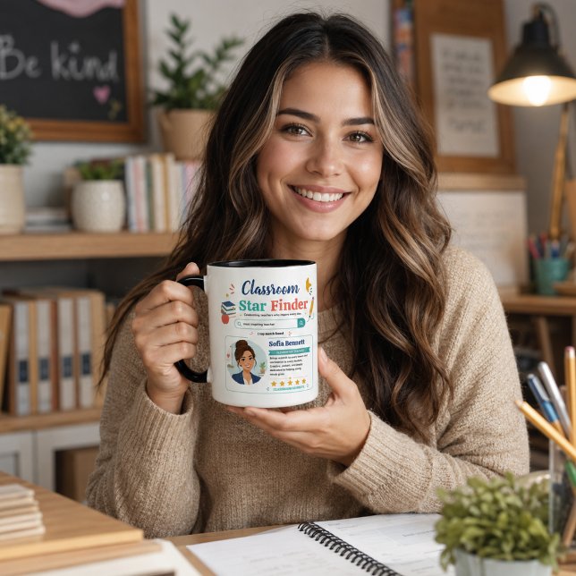 Colorful Classroom Star Finder Teacher Design Mug (Colorful Classroom Star Finder Teacher Design Mug
)