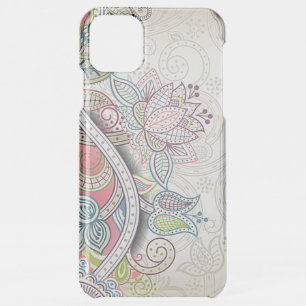 Colorful classy Ornate Paisley Floral Art Motif iPhone 11 Pro Max Case