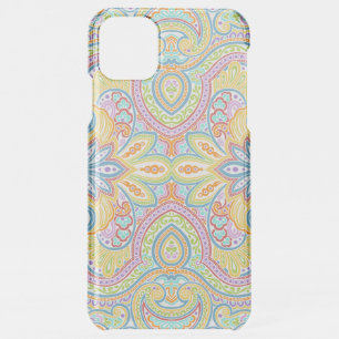 Colorful classy Ornate Paisley Floral Art Motif iPhone 11 Pro Max Case
