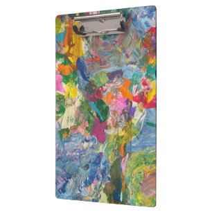Colorful Clipboard Abstract Aesthetic Clip Board