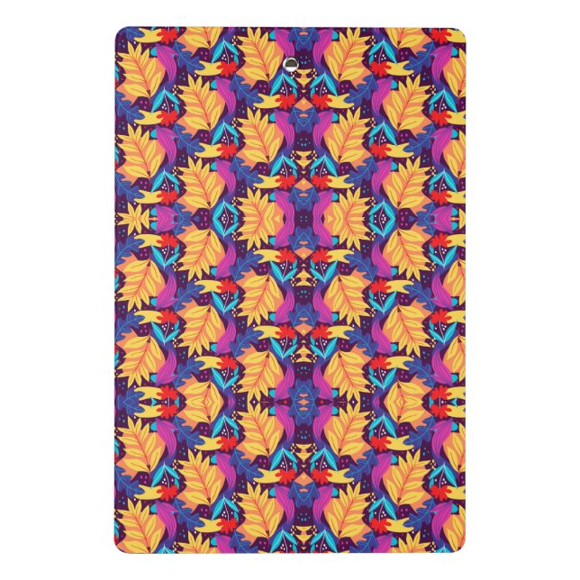 Colorful clipboard featuring a vibrant kaleidoscop (Back)
