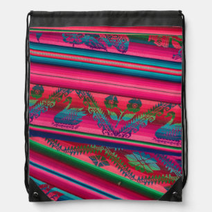 Colorful cloth drawstring bag