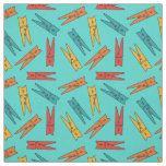 Colorful Clothes Pegs Laundry Room Fabric