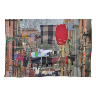Colorful Clotheslines In Venice Italy Towel