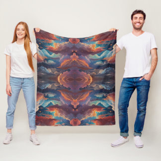 Colorful Cloud Pattern Fleece Cozy & Stylish Home Blanket