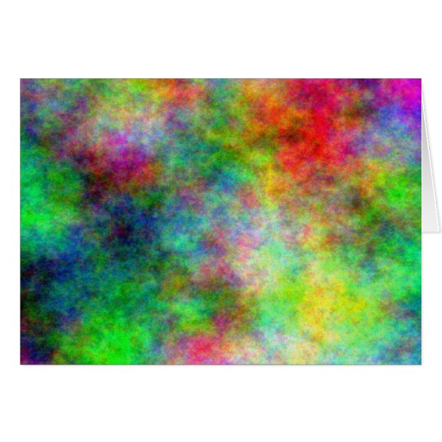 Colorful Clouds Cards (Front Horizontal)