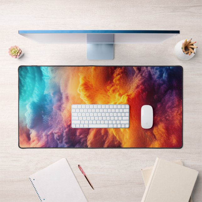Colorful Clouds Desk Mat (Office 1)