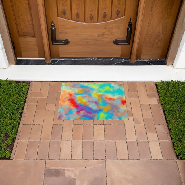 Colorful clouds  doormat (Outdoor)