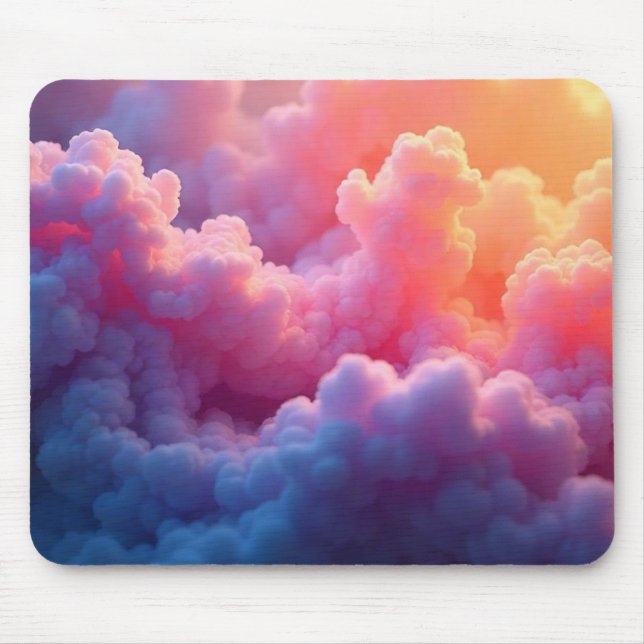 Colorful Clouds Formation  Mouse Pad (Front)