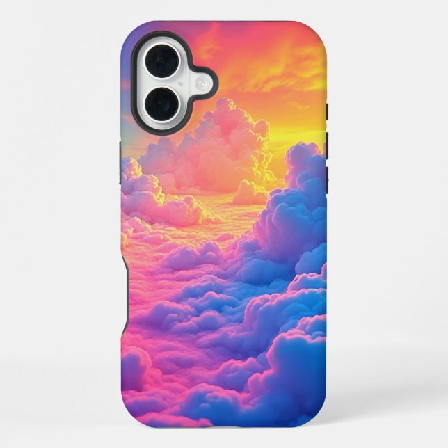 Colorful Clouds Phone Case (Back)
