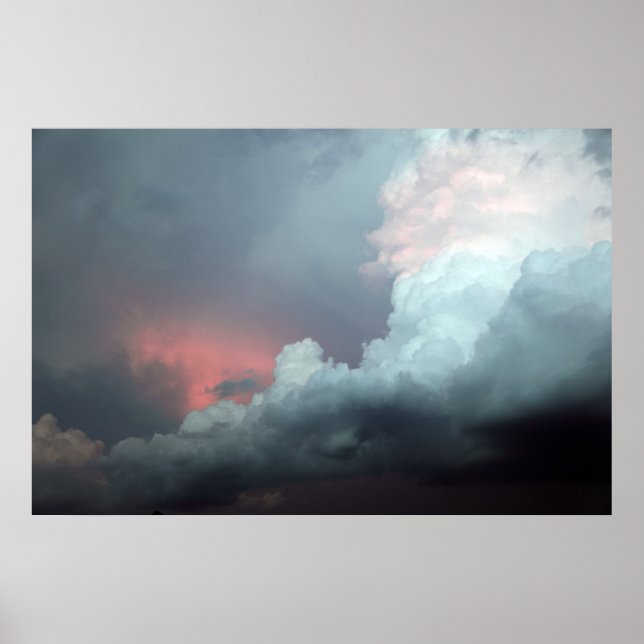 Colorful clouds poster (Front)