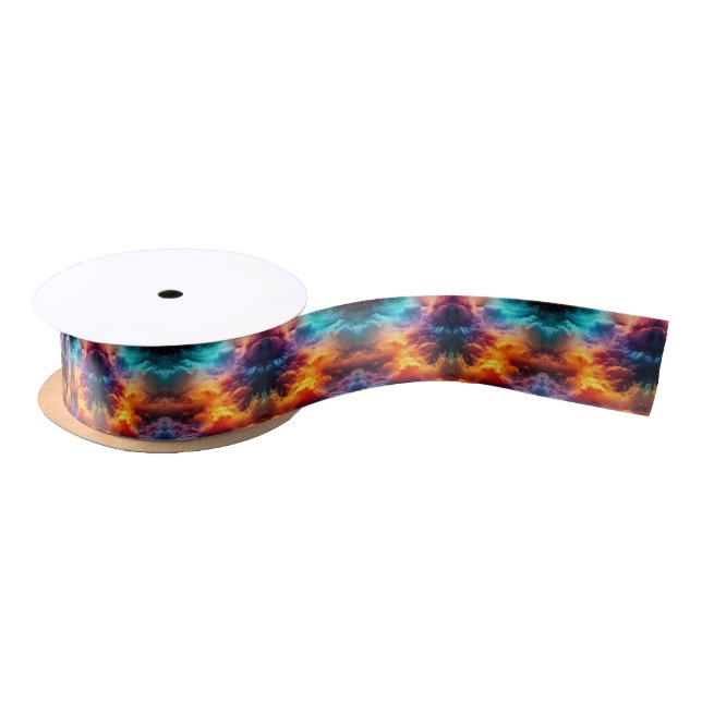 Colorful Clouds Satin Ribbon (Spool)