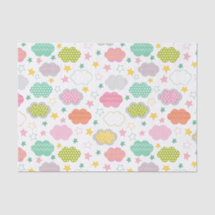 Colorful Clouds  Tissue Paper