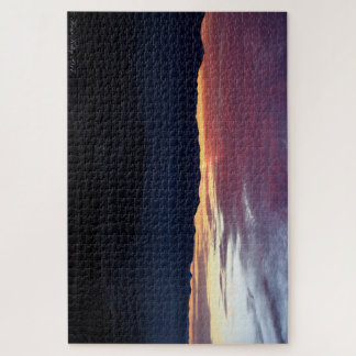 Colorful cloudy sunset puzzle