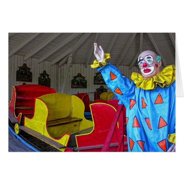 Colorful Clown Cards (Front Horizontal)