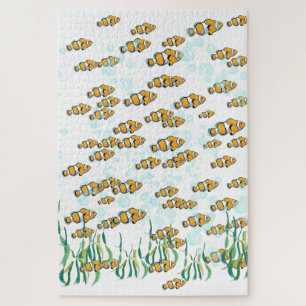 Colorful Clown Fish Challenging Fun Giant Jigsaw Puzzle