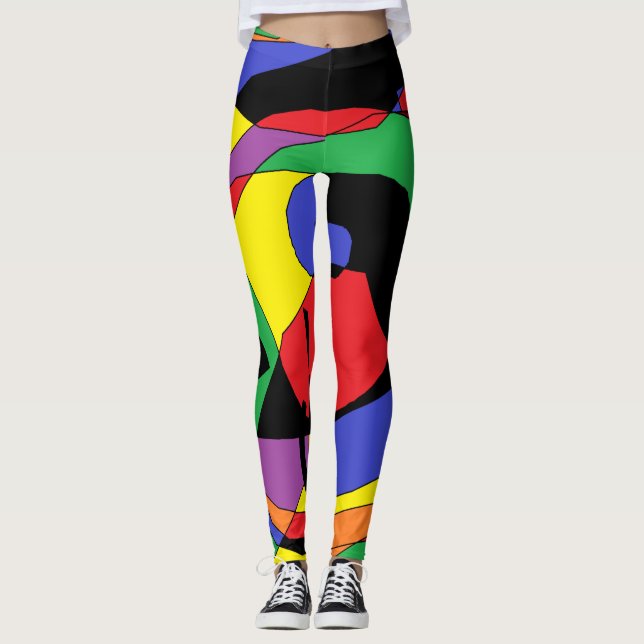 Colorful Clown Leggings (Front)
