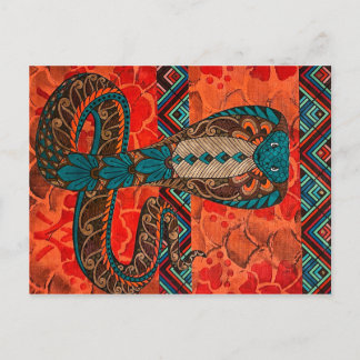 Colorful Cobra Postcard