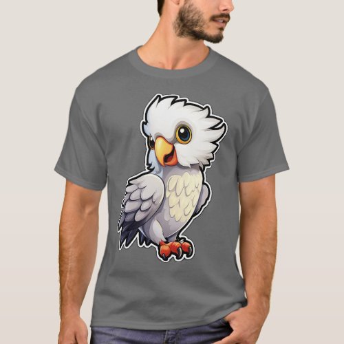 Colorful Cockatoo Parakeet Macaws Parrot 2 T_Shirt