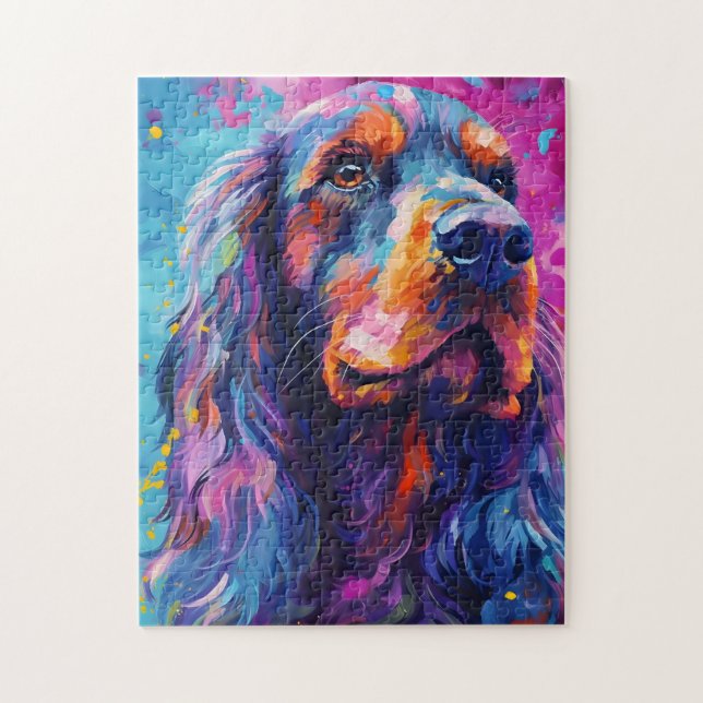 Colorful Cocker Spaniel Jigsaw Puzzle (Vertical)