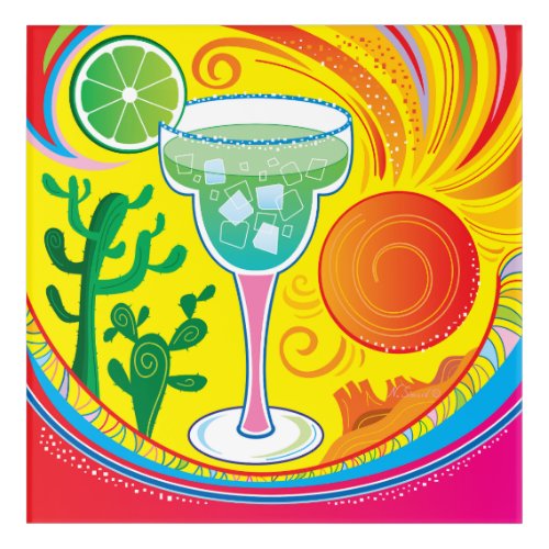 Colorful Cocktail Acrylic Print