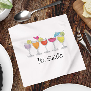 Colorful Cocktail Napkins